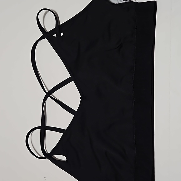 Pink Active Lightly Lined Pull Over Floral Sports Bra Size L-DD  #W-775 - Picture 5 of 9